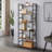 Modern Etagere Standard Metal Frame Bookcase-774771517