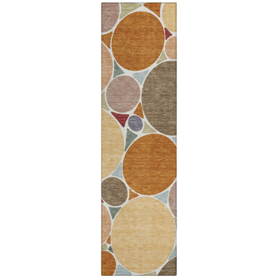 Machine Washable Indoor/Outdoor Chantille ACN2516 Geometric Rug