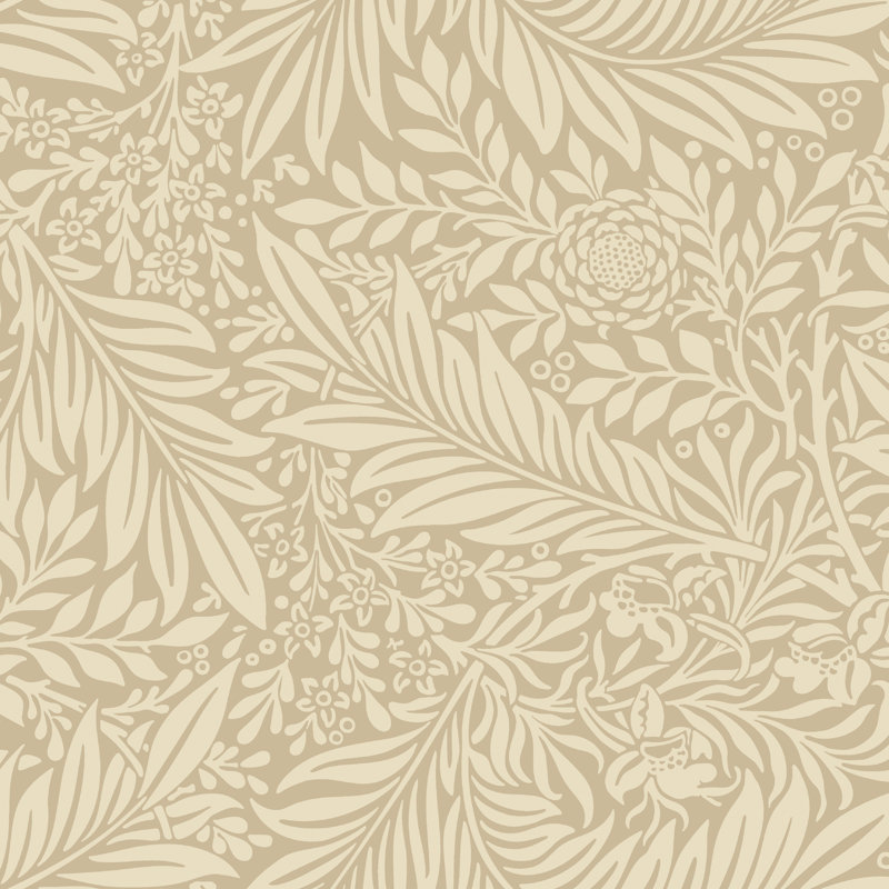 Cipriano 10m x 50cm Matte Wallpaper Roll, Tan