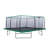 Machrus Upper Bounce 16 x 16 FT Square Trampoline Set with Premium Top-Ring Enclosure and Safety Pad-53799075