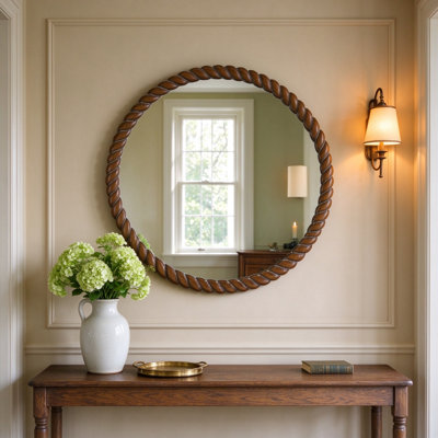 Miroir d'appoint 28,5 x 28,5 po