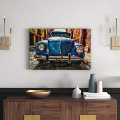 Maggiolino VW - Wrapped Canvas Rectangle Print
