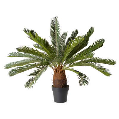 93 cm H Faux Fern Plant in Plastic Pot