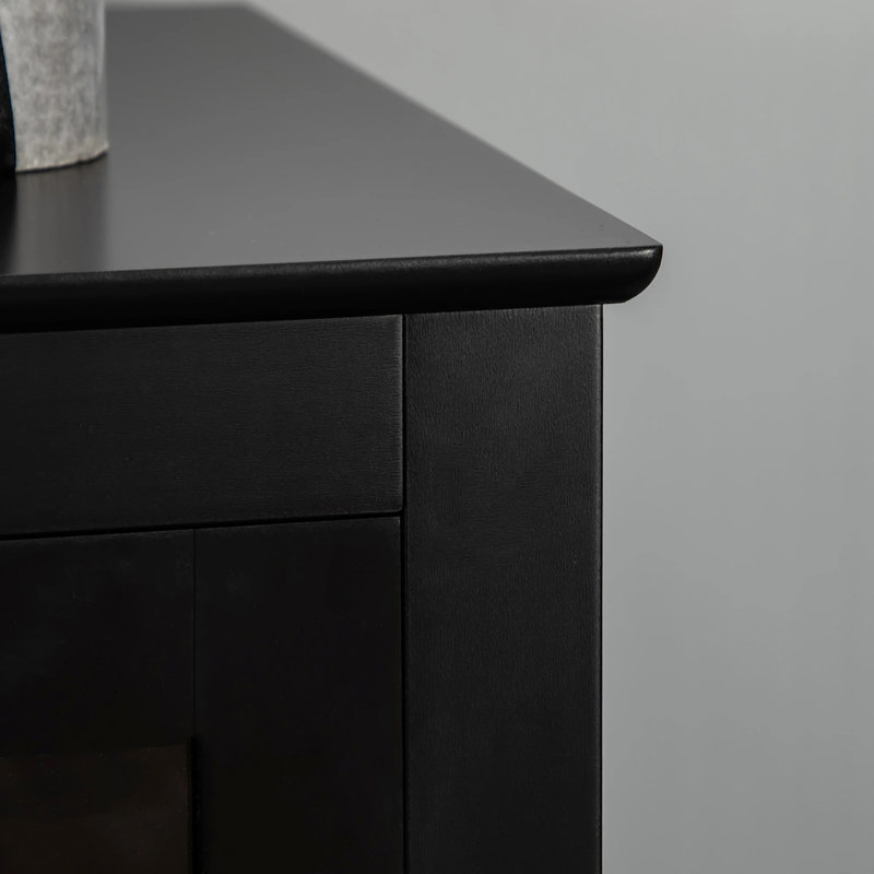 Cahlin Bathroom Cabinet, Black