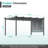 Aoodor Aluminum Pergola with Canopy-86865222-97922608