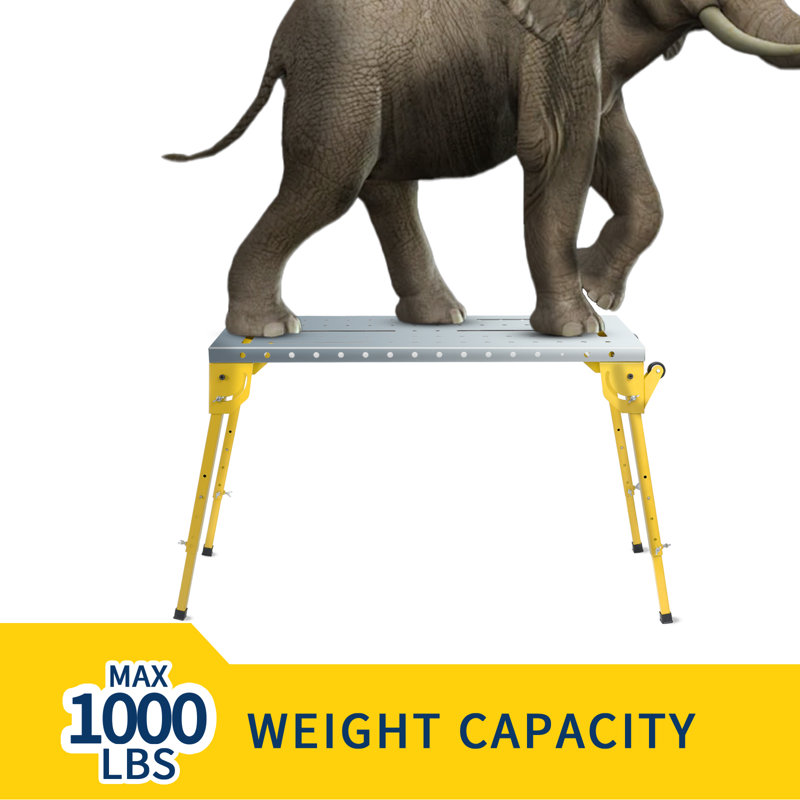 Training Table, 111.8cm H x 45.7cm L x 15.2cm W