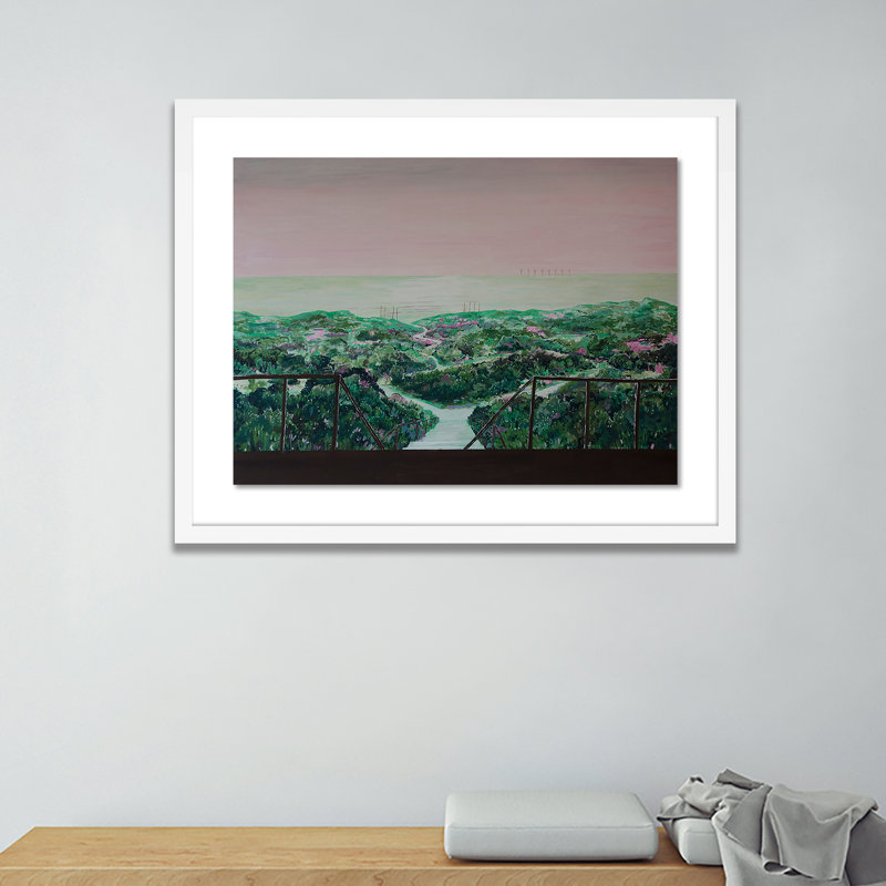 Ijmuiderslag Print by Peter De Boer, White, 19" H x 24" W x 1.5" D