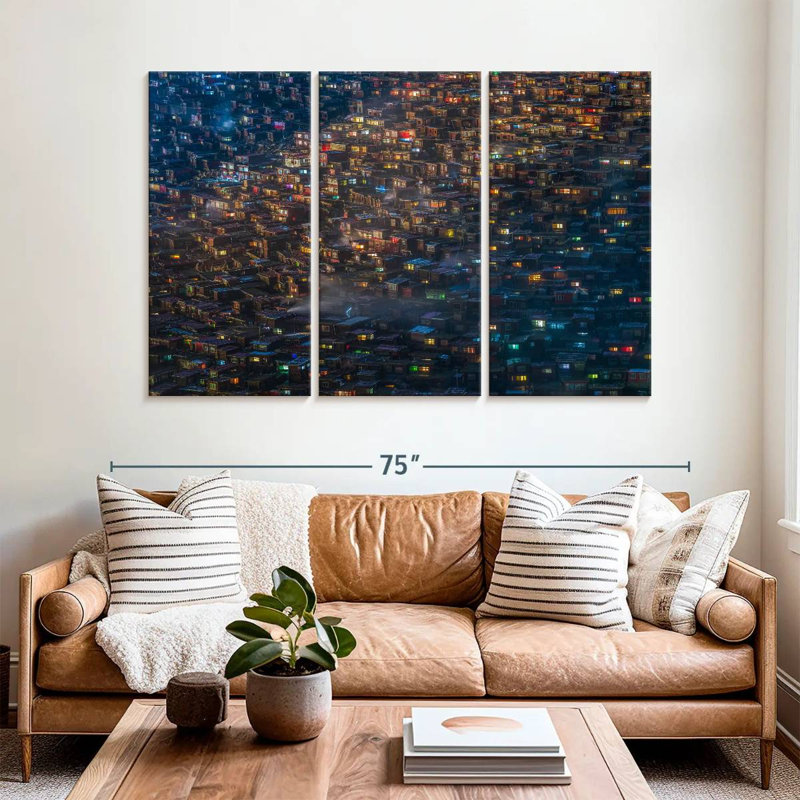 Night, 42" H x 65" W