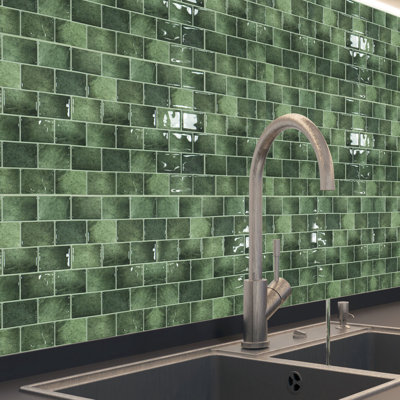 5.91'' W x 11.81'' L Vinyl Peel and Stick Subway Tile(20 pcs)