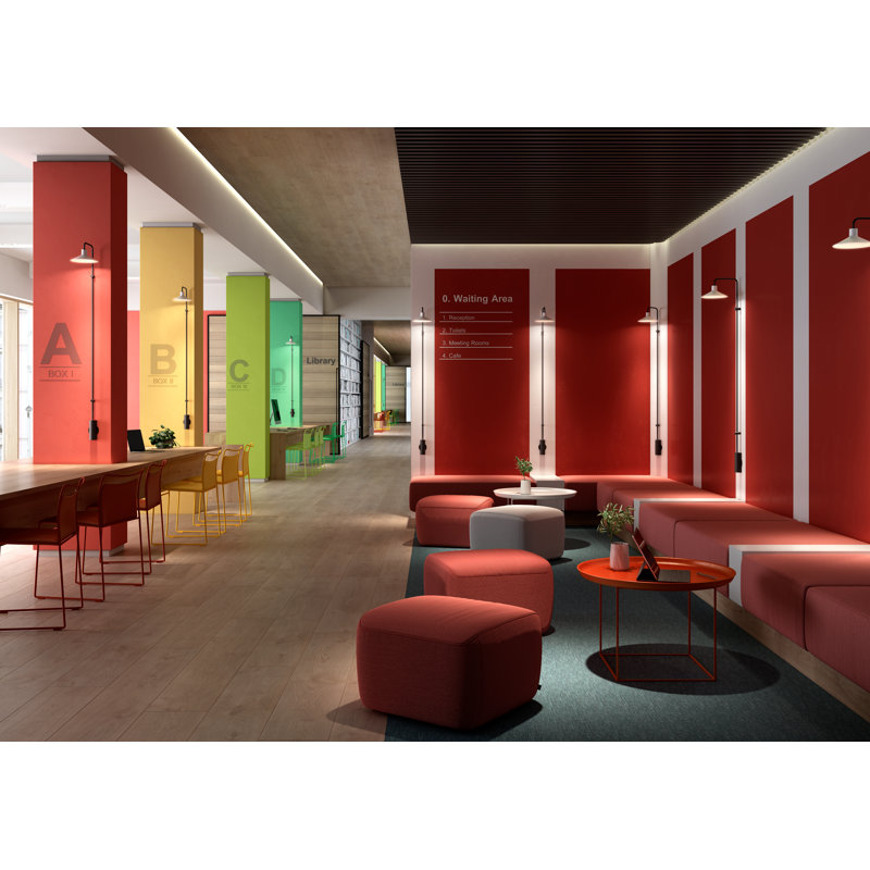 Platet 1 - Light LED Wallchiere, Terracotta