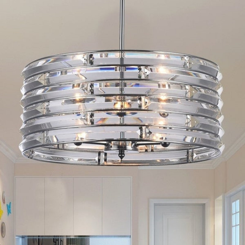 Luminaire tambour suspendu 3 lumières Westlund