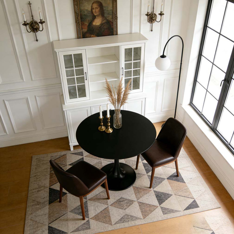 Table à manger ronde moderne, mobilier de salle à manger de cuisine, table basse, table de loisirs, table de salon, table de salle à manger, table de cuisine
