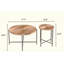 Ensemble de table basse et de table de bout 2 pièces Radial-1512644680-1512644677