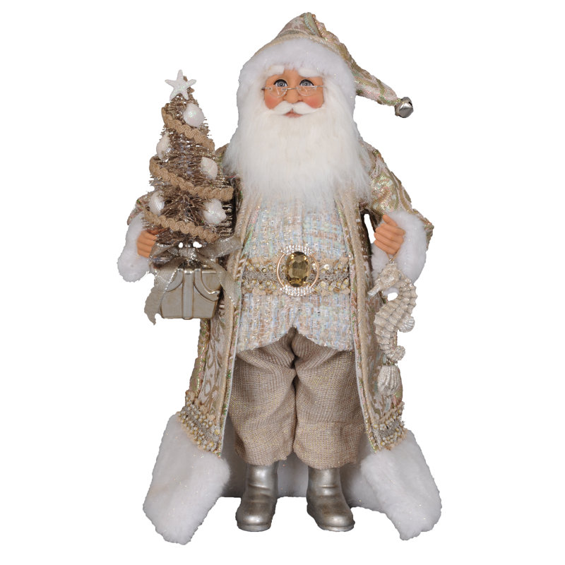 Figurine de père noël côtier champagne