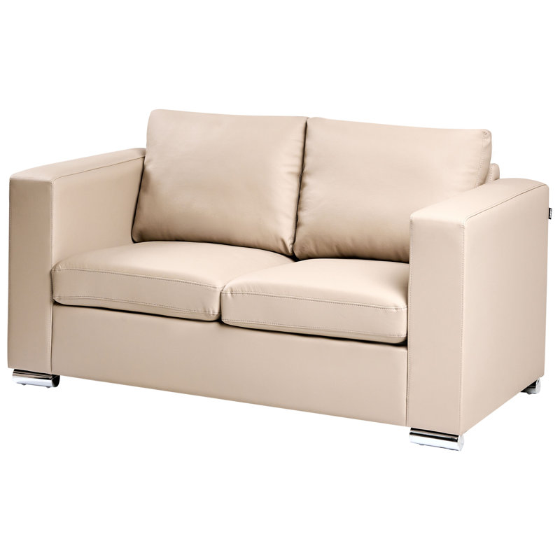 Sofa HELSINKI Leather Beige, 2