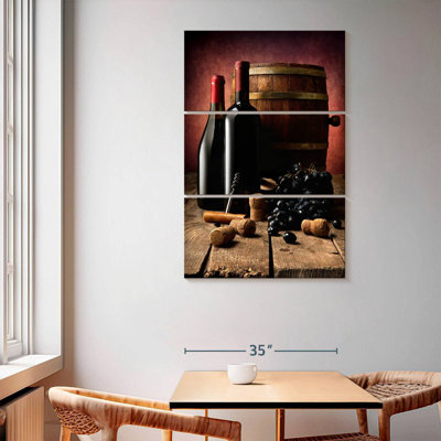 Bouteilles de vin foncées