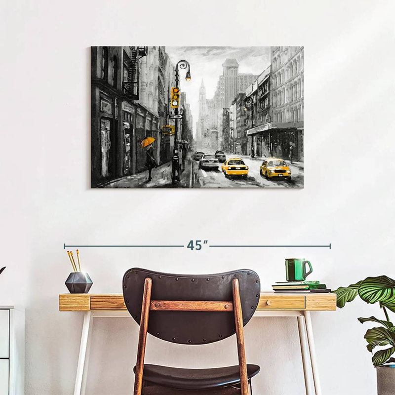 Sirci NYC - jaune pop, H 24 po x l 36 po
