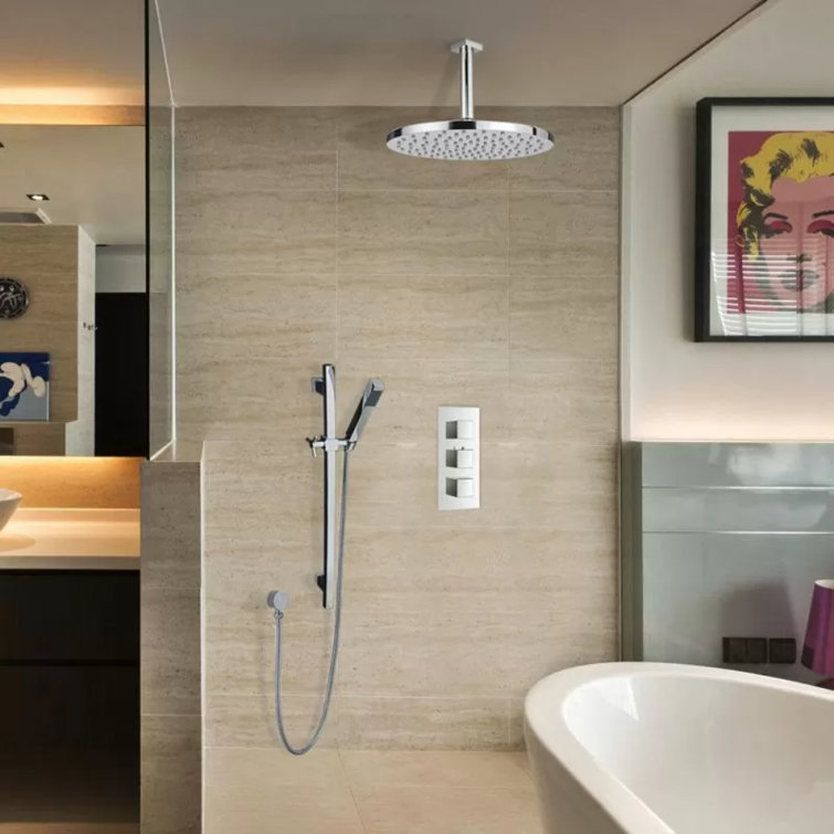 Durable bathroom sink faucet with polished chrome finish and ergonomic handle