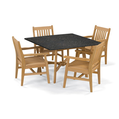 Myres Outdoor 5 - Piece Dining Set