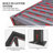 8640E Louver Pergola 10X19ft Aluminum Frame & Steel Louvers