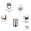 Brabantia NewIcon 5L Soft Closing Pedal Bin-126075298