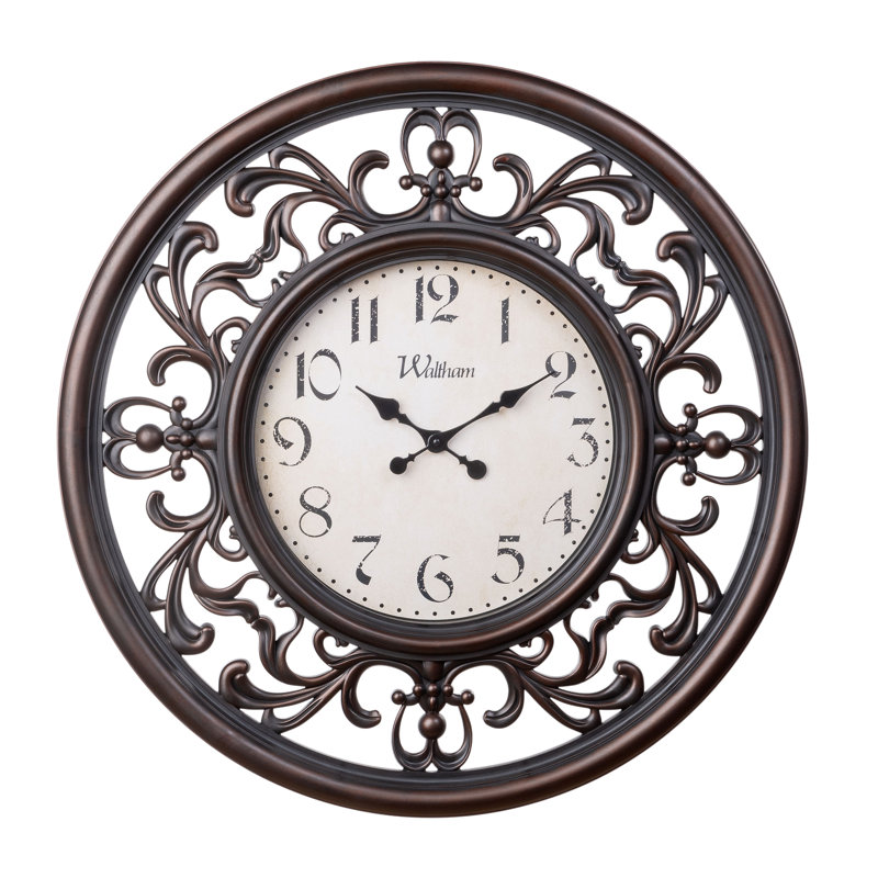 Kensa Wall Clock, Brown