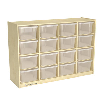 Mobile 16 Compartment Cubby with Bins