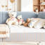 Grand lit tapissier en molleton-1858011689-1858011693