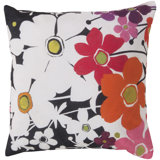 Fabulous Floral Indoor/Outdoor Throw Pillow