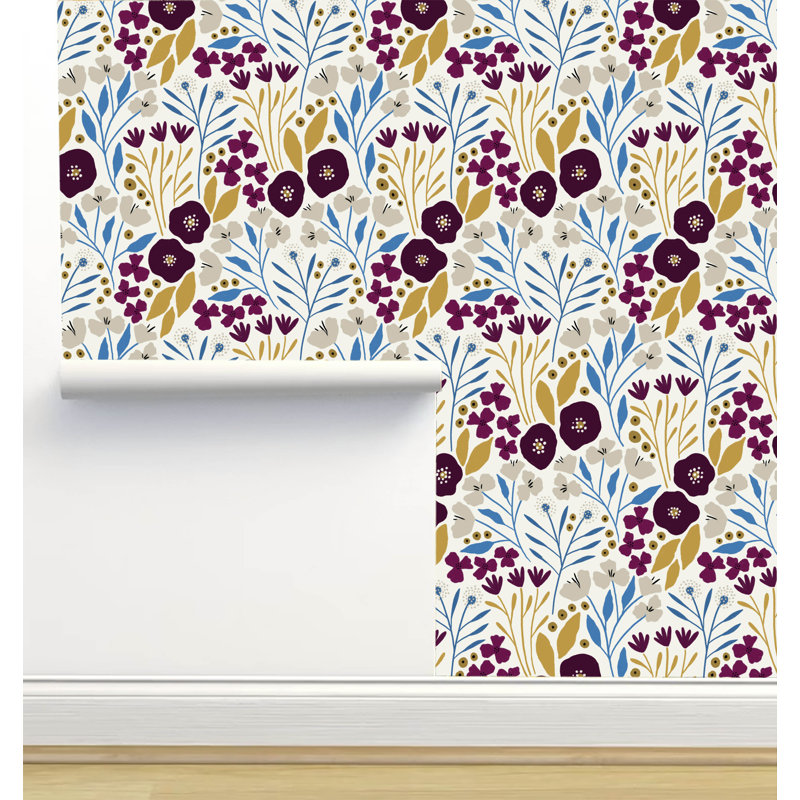 Rouleau de papier peint texturé L 12 pi x l 2 po Amy Mac Ready Designs