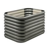 Corrugated Metal Double Height Raised Garden Bed