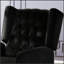 Luxueux fauteuil inclinable rembourré avec des positions réglables, parfait pour la détente et le confort dans n'importe quelle pièce-1978334953