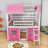 Sherick Wood Bunk Bed with Windows and Tent-275532754-275532755