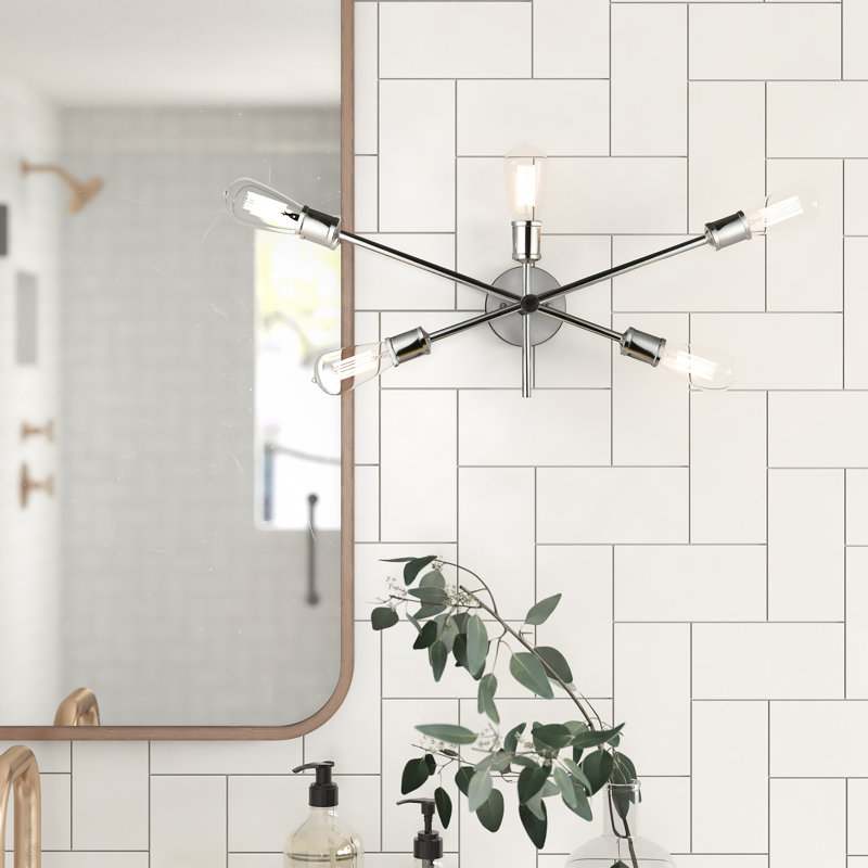 Erick 5 - Light Vanity Light, Polished Nickel
