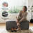 Velvet Upholstered Tufted Storage Bench-1429960271