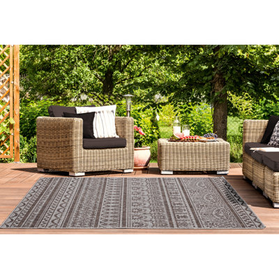 Tapis brun Efecan Ikat