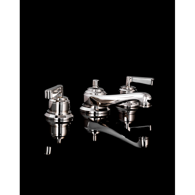 Manhattan Widespread Bathroom Faucet with Drain Assembly, Chrome