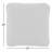 Housse et insert de coussin décoratif carré en polyester Krishna-83089814