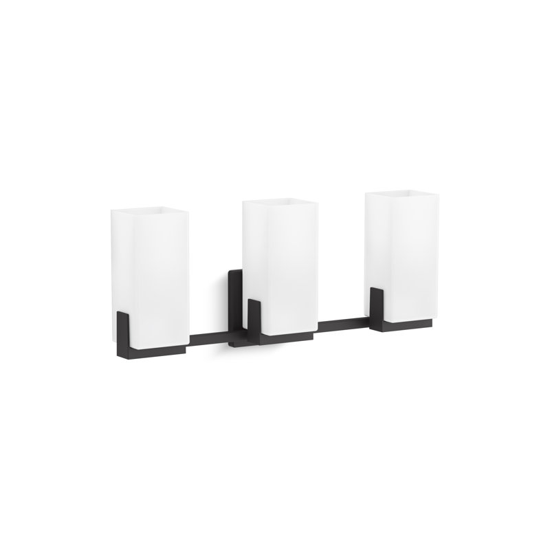 Honesty Three-Light Sconce, Matte Black