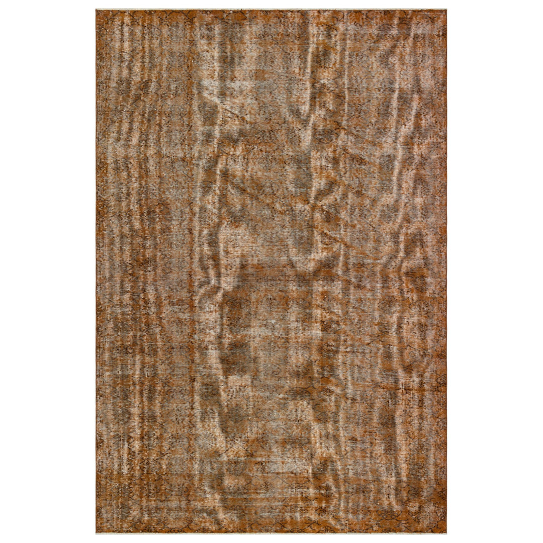 Atina Brown Vintage Wool Handmade Area Rug
