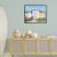 Cabine avec planches de surf pastel, estampe numérique, design par Arlington Prints-515272895-515272832