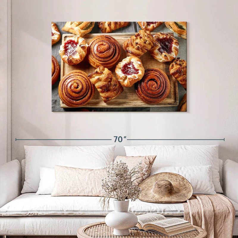 Yarlin Danish Baked Goods, 30" H x 45" W