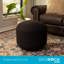 Pouf rond de 20 po de largeur