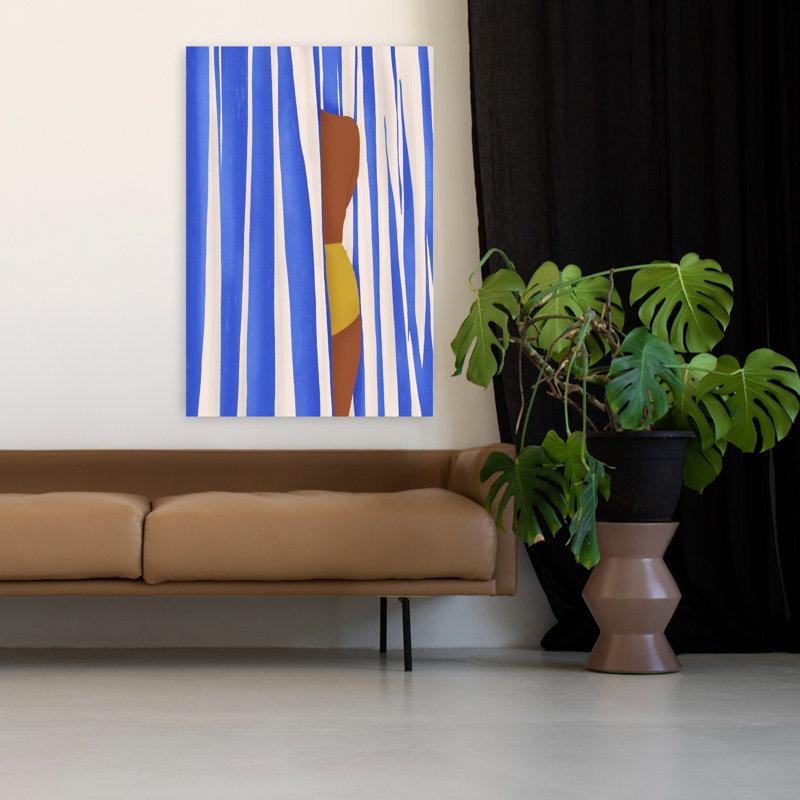 Art contemporain, art côtier abstrait, H 48 po x l 32 po