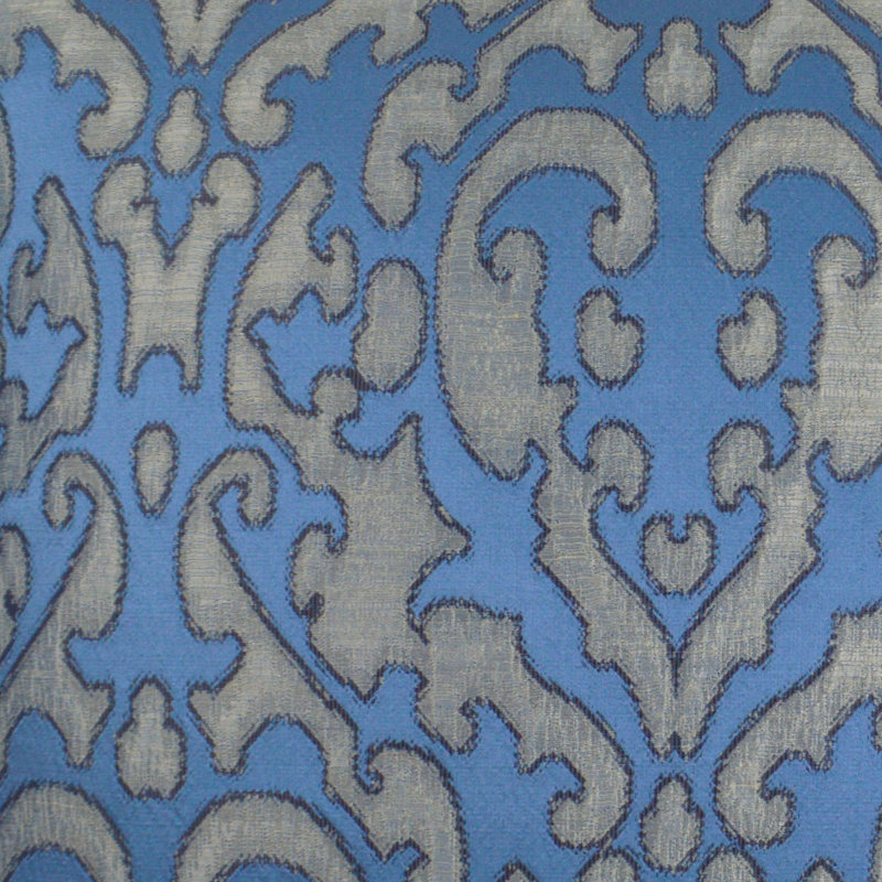 Bokhara Pillow Cover & Insert, Bluestone, Square 20"