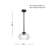 Kinsmon Plug & Play 1-Light Pendant in Transitional and Modern Style-65.24 Inches Tall and 10 Inches Wide-107377581