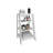 Linen Cabinet 29.7"H, Four Shelves, Vertical, White-1112487621