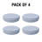 Decorative Indoor Outdoor Waterproof Round Cushion Cover, Patio UV Resistant Seat Cushion Cover-821571288