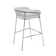 Madsen Upholstered Counter Stool with Metal Frame