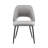 Vendrina Velvet Dining Chair with Steel Legs-1001429899